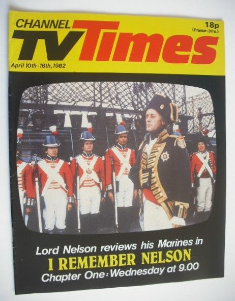 CTV Times magazine - 10-16 April 1982 - I Remember Nelson cover