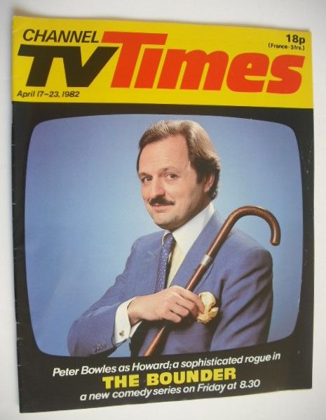 CTV Times magazine - 17-23 April 1982 - Peter Bowles cover