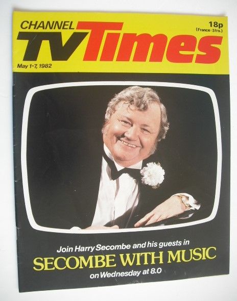 CTV Times magazine - Harry Secombe cover (1-7 May 1982)