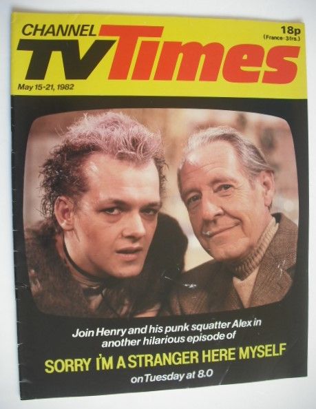 CTV Times magazine - Robin Bailey and Christopher Fulford cover (15-21 May 1982)