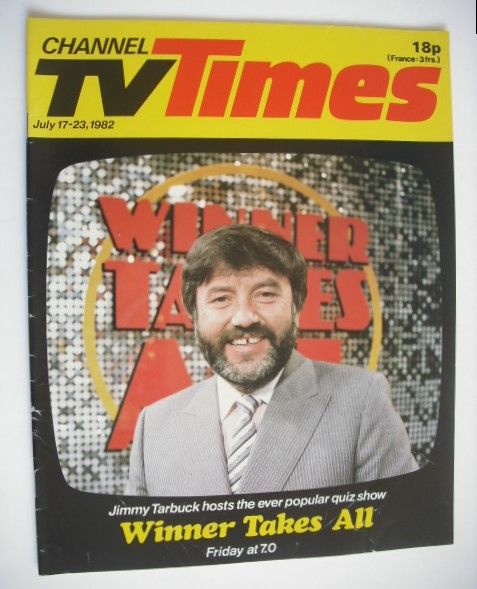 CTV Times magazine - Jimmy Tarbuck cover (17-23 July 1982)
