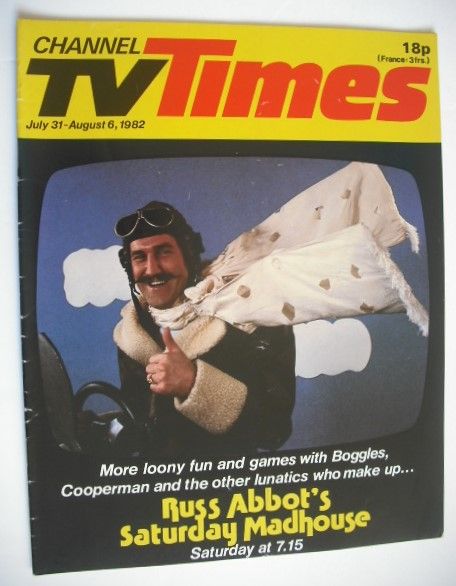 CTV Times magazine - 31 July - 6 August 1982 - Russ Abbot cover