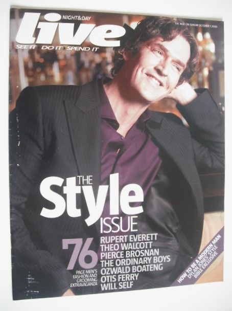 Live magazine - Rupert Everett cover (1 October 2006)