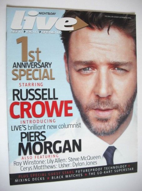 <!--2006-10-15-->Live magazine - Russell Crowe cover (15 October 2006)