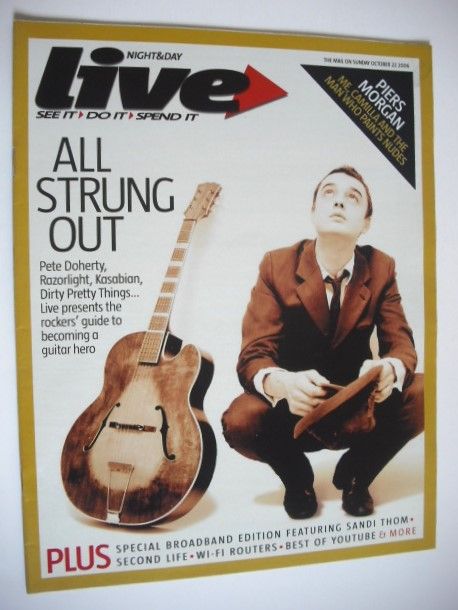 Live magazine - Pete Doherty cover (22 October 2006)