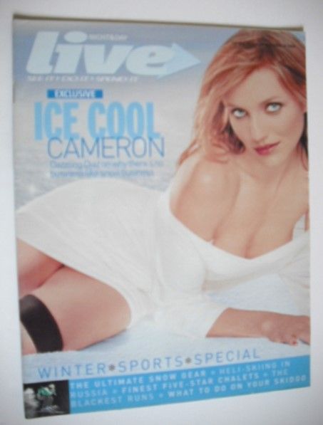 Live magazine - Cameron Diaz cover (Winter Sports Special - 26 November 2006)
