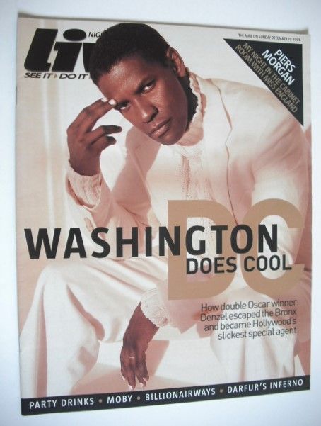 Live magazine - Denzel Washington cover (10 December 2006)