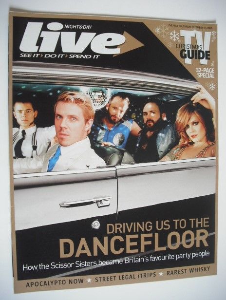 Live magazine - The Scissor Sisters cover (17 December 2006)
