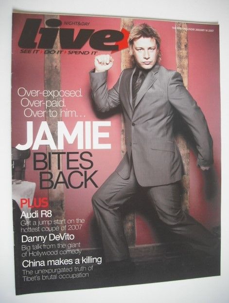 Live magazine - Jamie Oliver cover (14 January 2007)