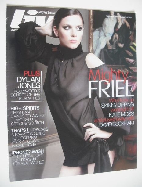 <!--2007-01-21-->Live magazine - Anna Friel cover (21 January 2007)