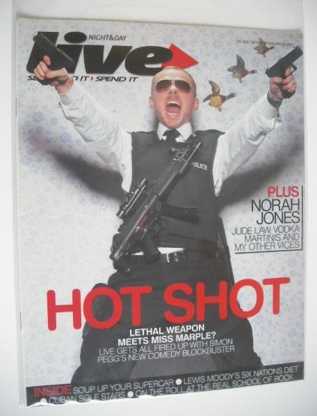 Live magazine - Simon Pegg cover (28 January 2007)