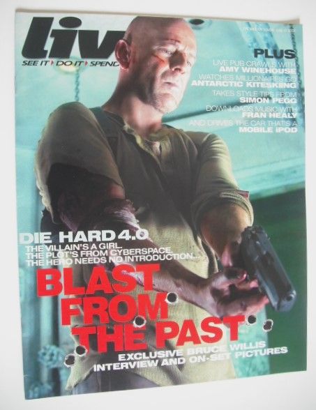 Live magazine - Bruce Willis cover (17 June 2007)