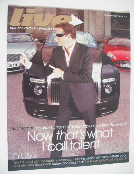 Live magazine - Piers Morgan cover (24 June 2007)