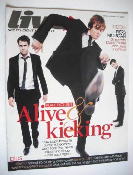 Live magazine - Keane cover (15 July 2007)