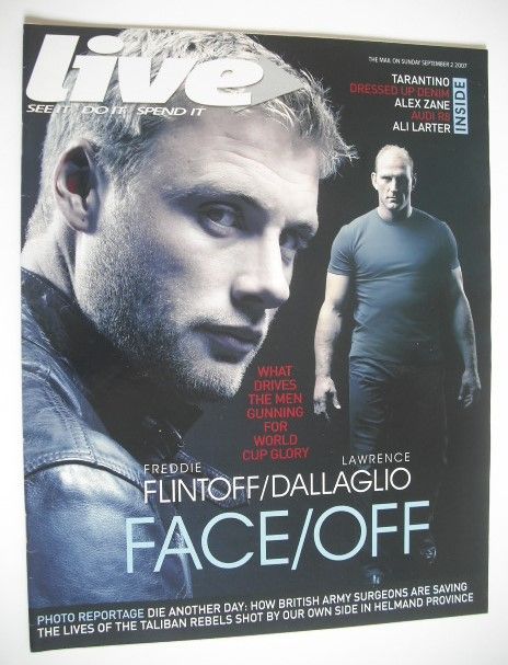 Live magazine - Andrew Flintoff and Lawrence Dallaglio cover (2 September 2007)