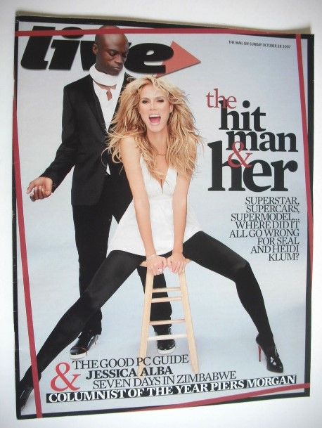 Live magazine - Heidi Klum and Seal cover (28 October 2007)