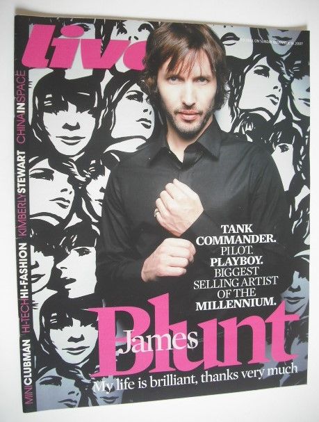 Live magazine - James Blunt cover (18 November 2007)