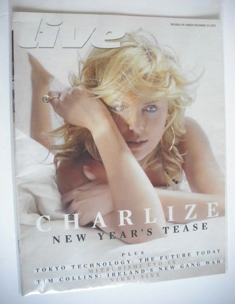 Live magazine - Charlize Theron cover (30 December 2007)