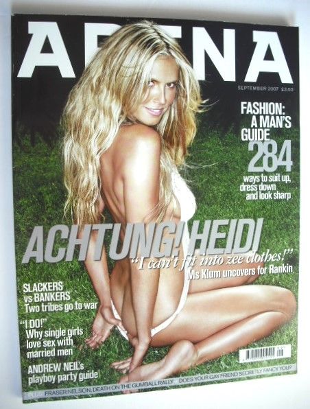 Arena magazine - September 2007 - Heidi Klum cover