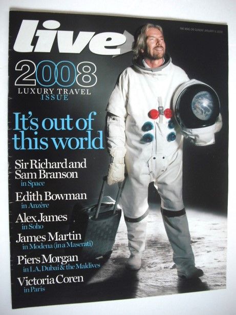 Live magazine - Richard Branson cover (6 January 2008)