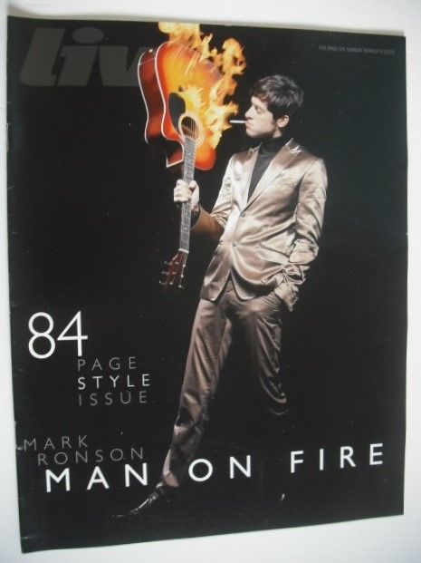 Live magazine - Mark Ronson cover (9 March 2008)