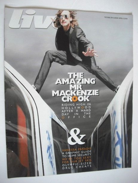 <!--2008-04-06-->Live magazine - Mackenzie Crook cover (6 April 2008)
