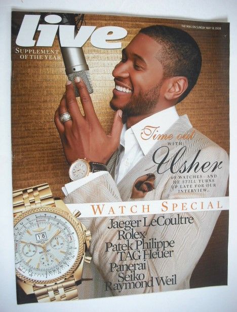 <!--2008-05-18-->Live magazine - Usher cover (18 May 2008)