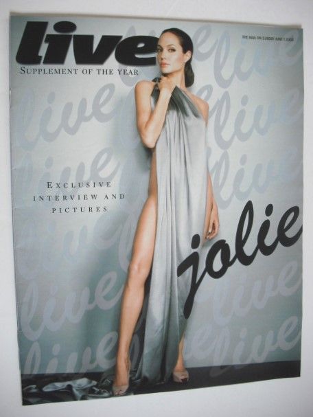 <!--2008-06-01-->Live magazine - Angelina Jolie cover (1 June 2008)
