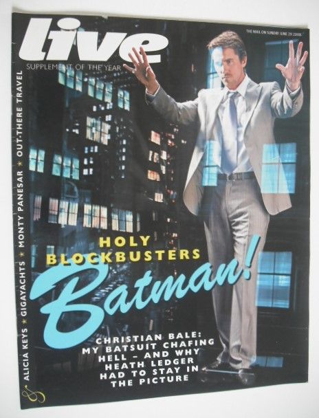 Live magazine - Christian Bale cover (29 June 2008)