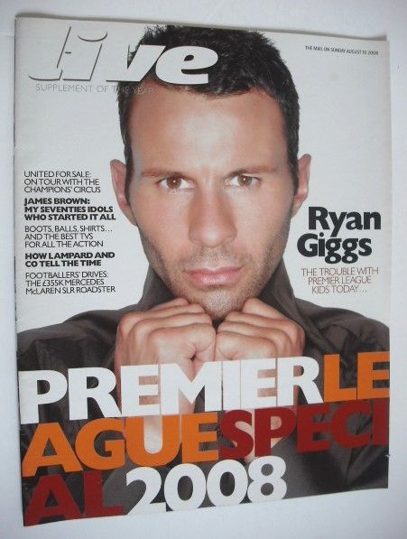 Live magazine - Ryan Giggs cover (10 August 2008)