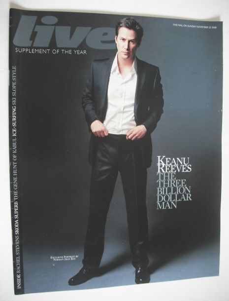 <!--2008-11-23-->Live magazine - Keanu Reeves cover (23 November 2008)