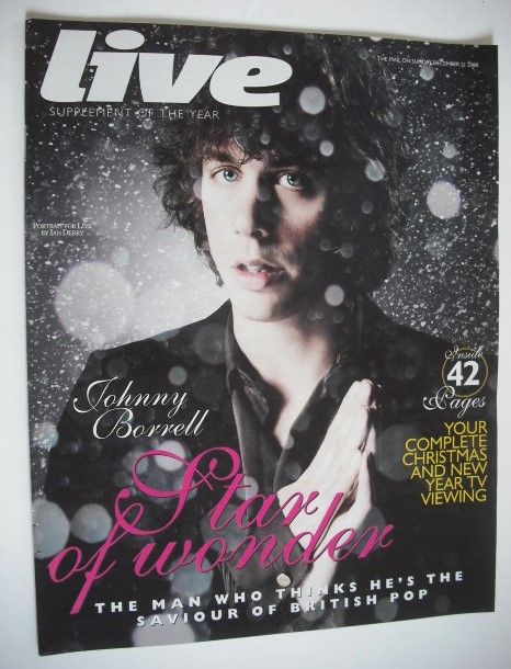 Live magazine - Johnny Borrell cover (21 December 2008)