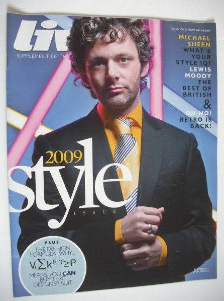Live magazine - Michael Sheen cover (8 March 2009)