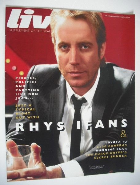 Live magazine - Rhys Ifans cover (15 March 2009)