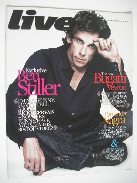 Live magazine - Ben Stiller cover (26 April 2009)
