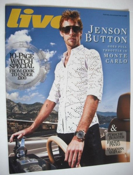 Live magazine - Jenson Button cover (24 May 2009)