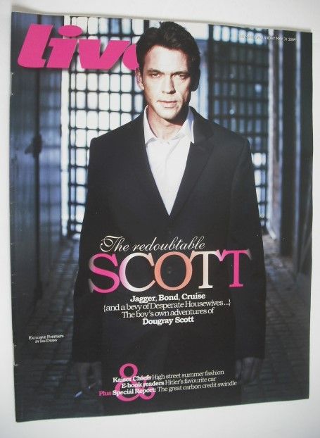 <!--2009-05-31-->Live magazine - Dougray Scott cover (31 May 2009)