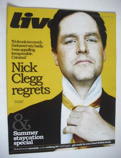 Live magazine - Nick Clegg cover (21 June 2009)