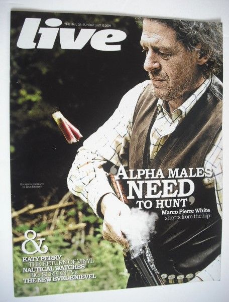 Live magazine - Marco Pierre White cover (12 July 2009)