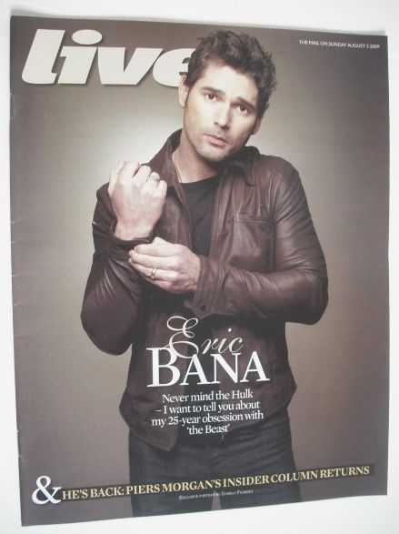 Live magazine - Eric Bana cover (2 August 2009)