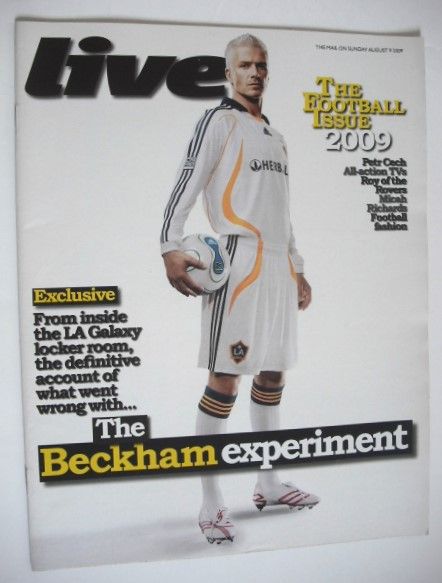 Live magazine - David Beckham cover (9 August 2009)