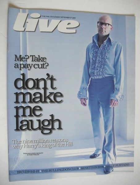<!--2009-09-27-->Live magazine - Harry Hill cover (27 September 2009)