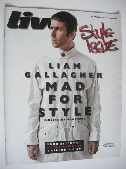 <!--2009-10-11-->Live magazine - Liam Gallagher cover (11 October 2009)