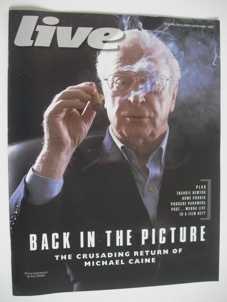 <!--2009-11-01-->Live magazine - Michael Caine cover (1 November 2009)