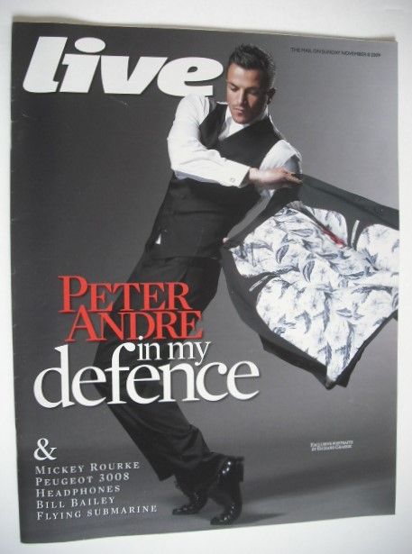 Live magazine - Peter Andre cover (8 November 2009)