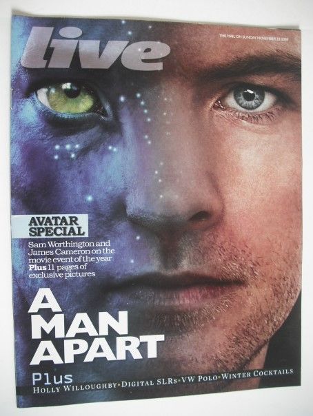 <!--2009-11-22-->Live magazine - A Man Apart cover (22 November 2009)