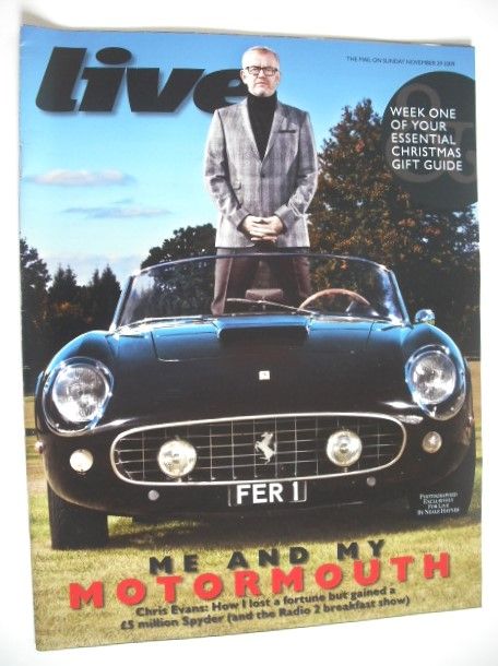 Live magazine - Chris Evans cover (29 November 2009)