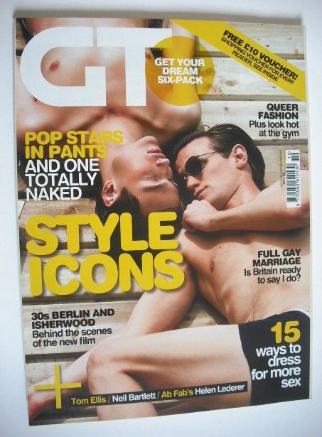 <!--2010-10-->Gay Times magazine - Style Icons cover (October 2010)