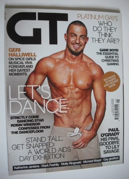 Gay Times magazine - Robin Windsor cover (January 2013)