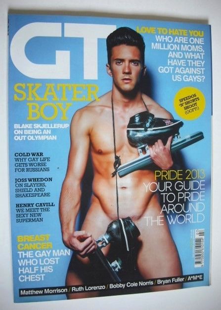 Gay Times magazine - Blake Skjellerup cover (July 2013)